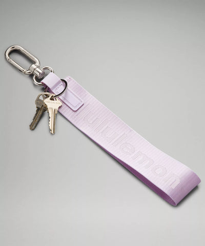 Lululemon Never Lost Keychain - Lilac Ether/White Opal - lululemon leggings