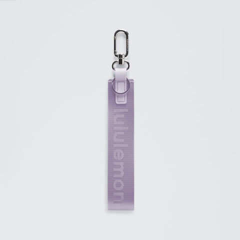 Lululemon Never Lost Keychain - Lilac Ether/White Opal - lululemon leggings
