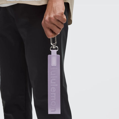 Lululemon Never Lost Keychain - Lilac Ether/White Opal - lululemon leggings